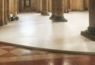 低厚度辐射地板系统的改造Zeromax教堂圣阿戈斯蒂诺Volumnia画廊皮亚琴察